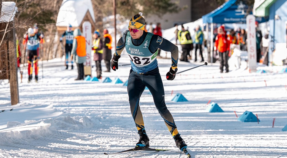 Cormac Adams in race at OUA Championships - Bob Davies