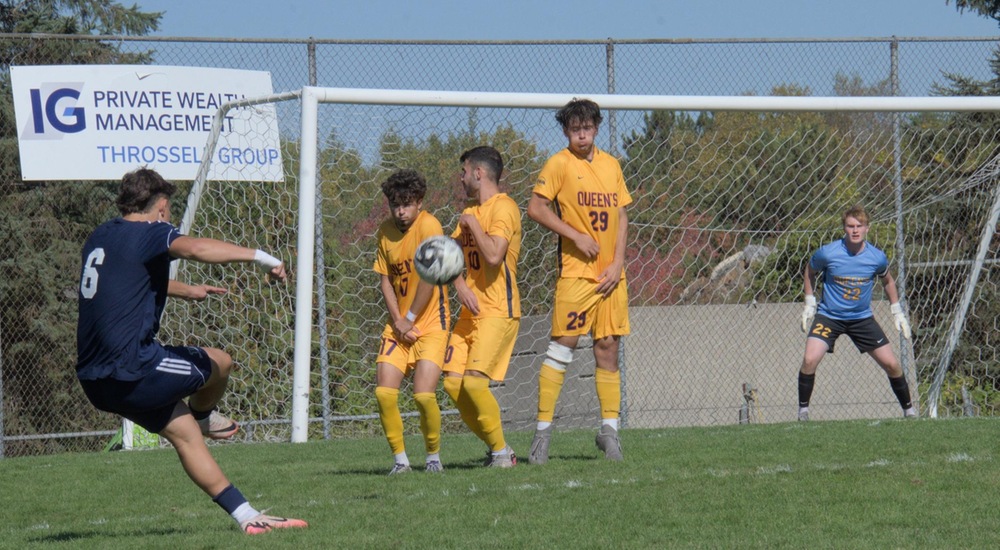 Daniel Alexa takes free kick in first half - Mark Wilson