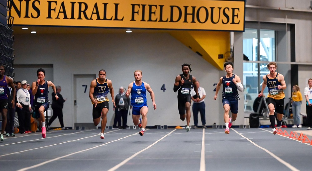 Ford and Routhier in the 60m semi-finals - Connor Sykes