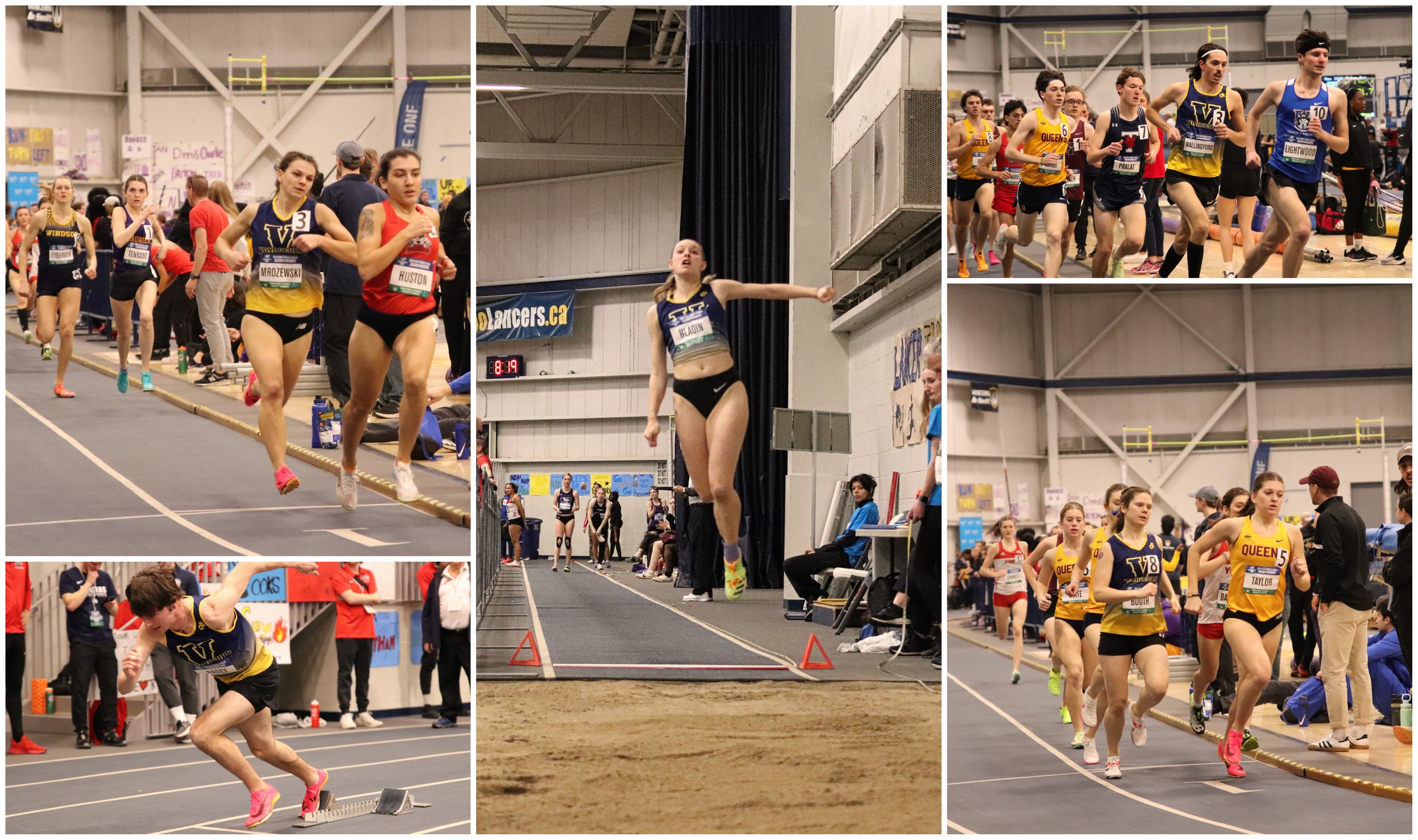 Five athletes on day two of the OUA Championships - Matt Keogh-Bateman