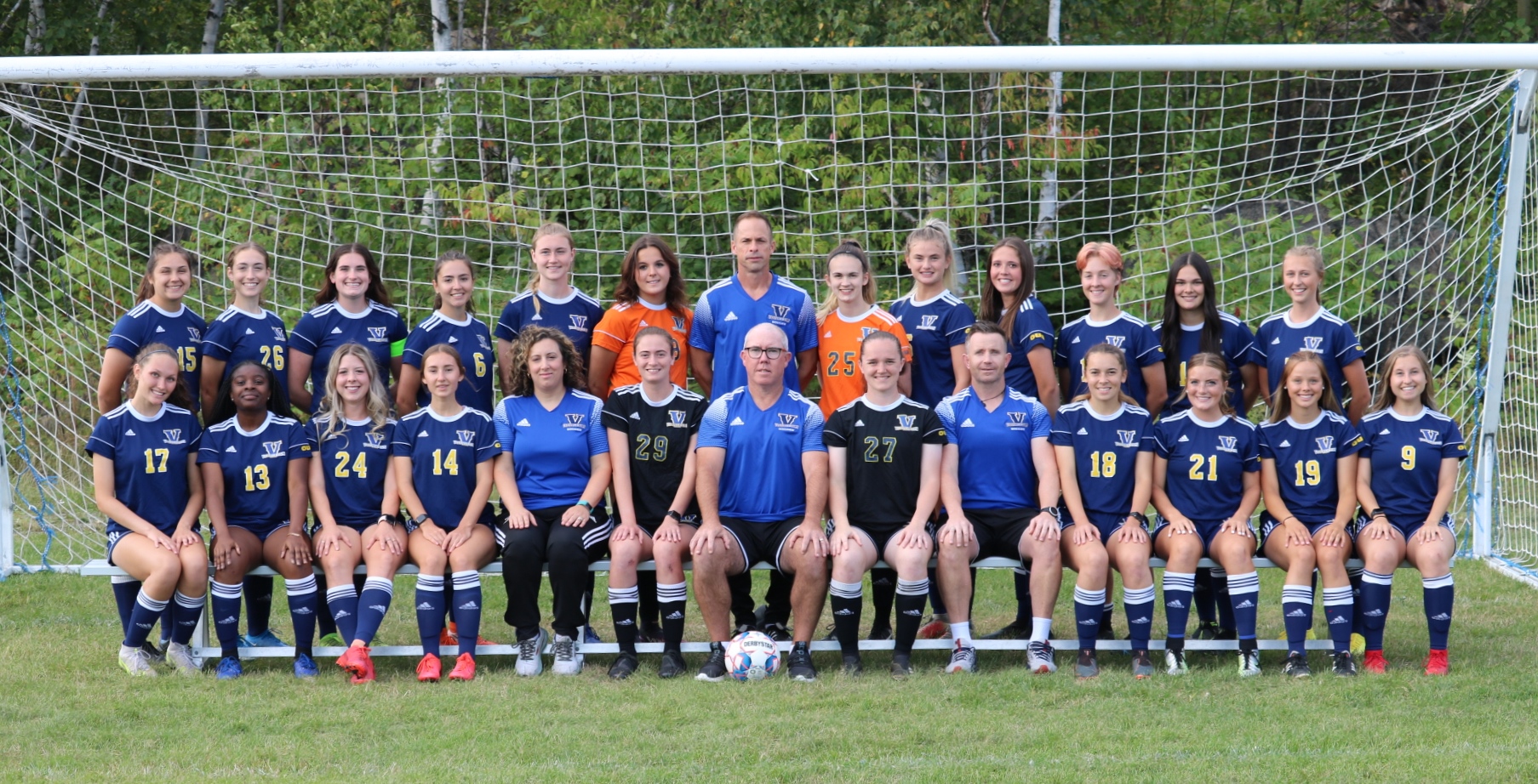 Women's soccer team photo.